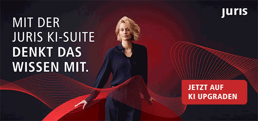 Werbebanner Juris KI-Suite