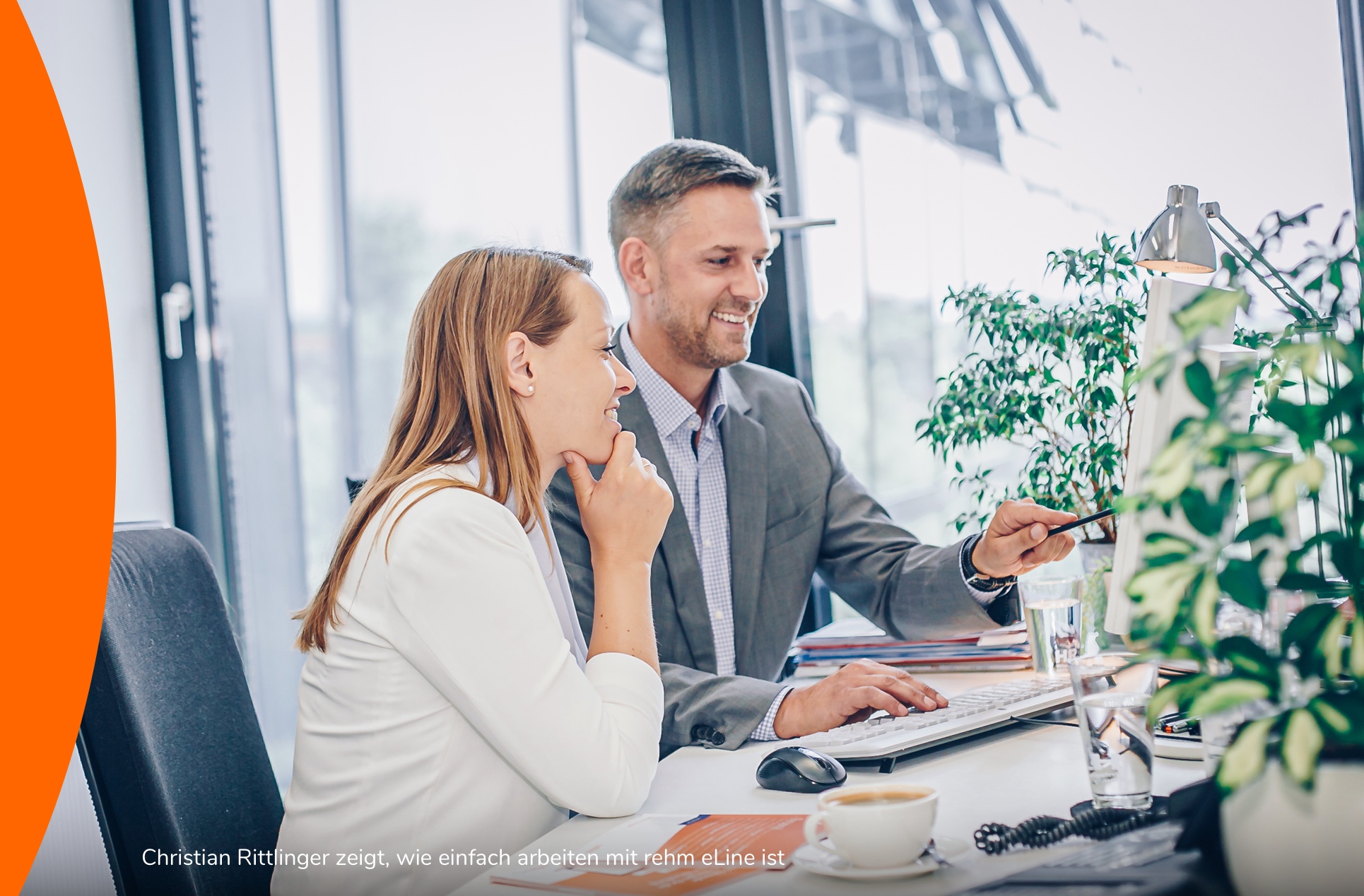 Bild Christian Rittlinger präsentiert rehm eLine