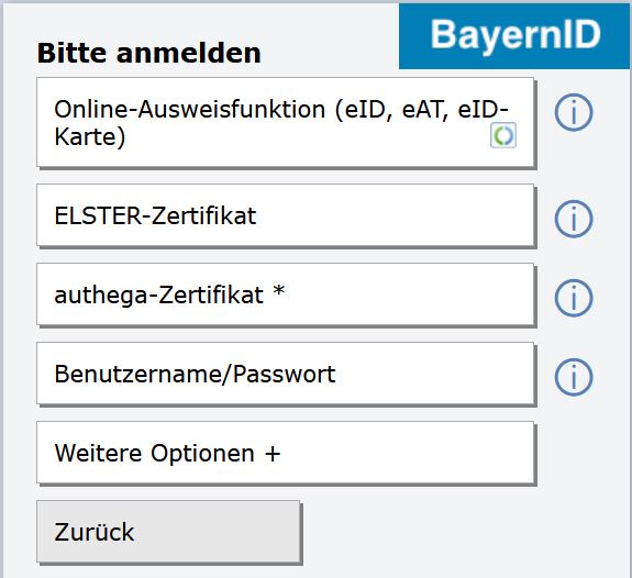 Screenshot BayernID